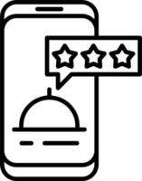 Rating Delivery Vector Icon