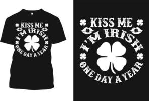 St. Patrick's Day t shirt design vector