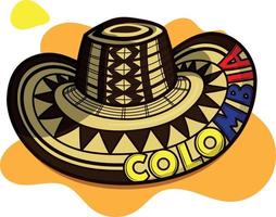 Sombrero Vueltiao Colombia vector