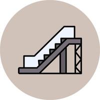 Escalator Vector Icon