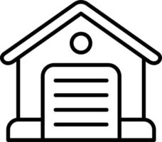 Warehouse Vector Icon