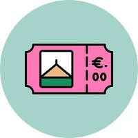 Park Ticket Vector Icon