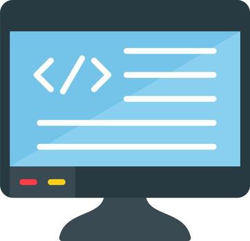icono de vector de programación
