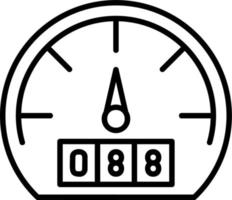 Speedometer Vector Icon