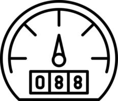 Speedometer Vector Icon