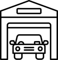 Garage Vector Icon