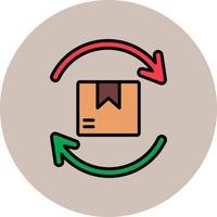 Return Delivery Vector Icon