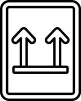 This Side Up Vector Icon