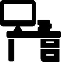 Pc Table Vector Icon