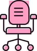 Office chair Vector Icon