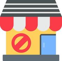 icono de vector de tienda