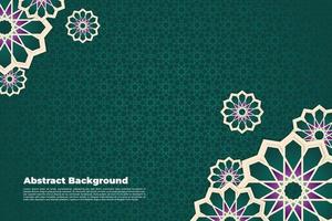 Vector arabic ramadan pattern islamic background ornament