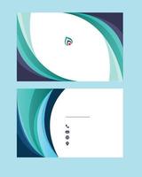 Business or visiting card template, Vector illustration