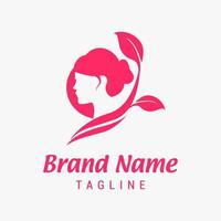 skin care and beauty vector logo