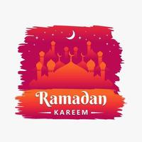 feliz ramadán kareem vector