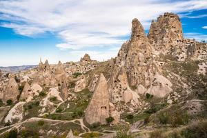 beautiful mountain scenery of Cappadocia photo