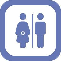 Toilet Signs Vector Icon