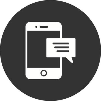 icono de vector de mensaje