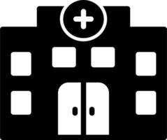 icono de vector de hospital