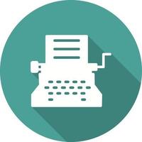 Typewriter Vector Icon