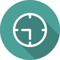 icono de vector de reloj de pared