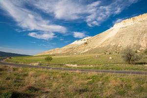 beautiful mountain scenery of Cappadocia photo