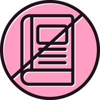 No Education Vector Icon