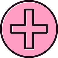 más icono de vector