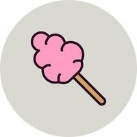 Cotton Candy Vector Icon