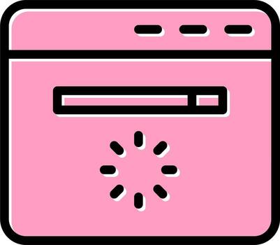 Website Loading Vector Icon