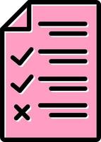 Checklist Vector Icon
