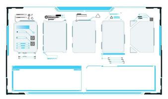 Simple and easy-to-use frame set. Callouts titles. Callout bar labels, information call box bars and modern digital info. Tech digital info boxes hud templates. vector