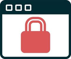 Web Security Vector Icon