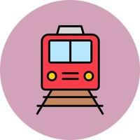 icono de vector de tren