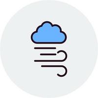 Windy Vector Icon