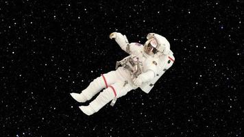 Astronaut Illustration art in 3d photo