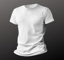 T-shirt Mockup with black background photo