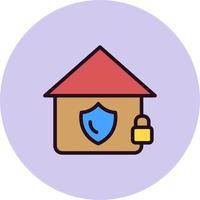 Home Secured Vector Icon