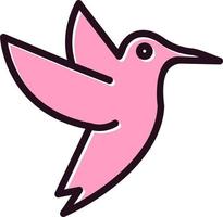 Hummingbird Vector Icon