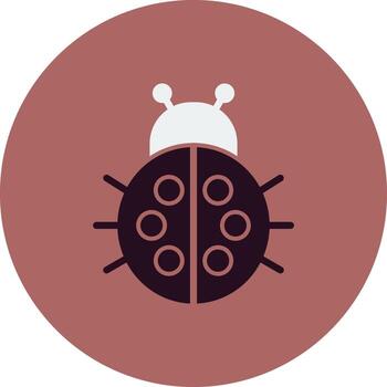 Ladybug Vector Icon