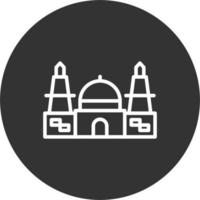 icono de vector de templo