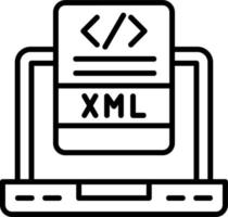 Xml Vector Icon