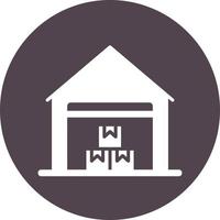 Warehouse Vector Icon