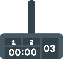 Metro Bus Time Vector Icon