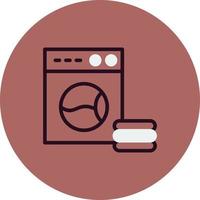 Washing Clothes Vector Icon