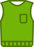 Sleeveless Jumper Vector Icon