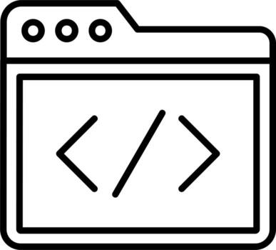 Coding Vector Icon