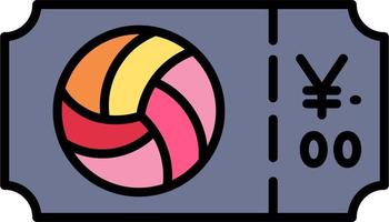 Volley Ball Vector Icon