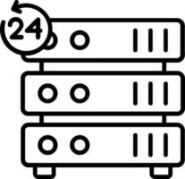 Data Center Vector Icon