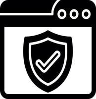 Web Security Vector Icon